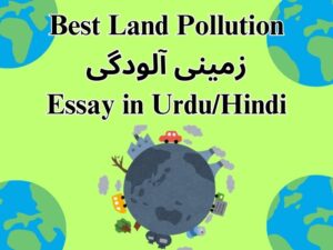 Best Land Pollution زمینی آلودگی Essay in Urdu/Hindi